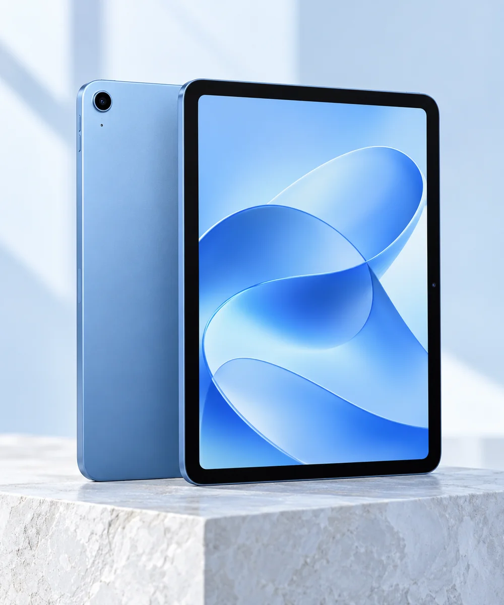 Imagem ilustrativa do iPad 11 A16 azul