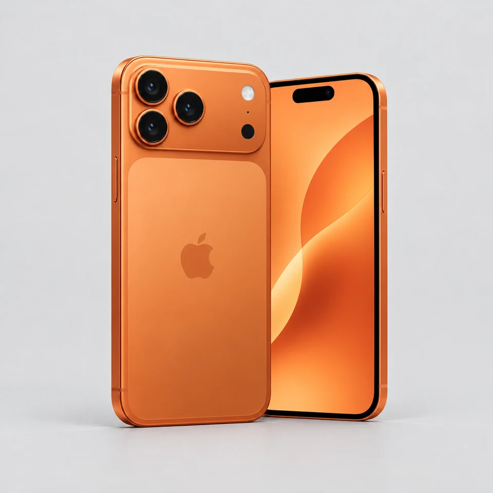 iPhone 17 Pro Max laranja